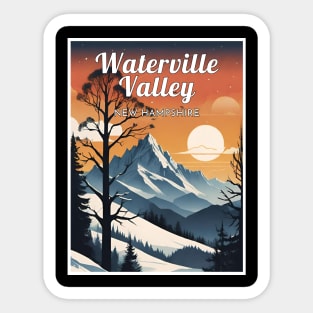 Waterville Valley ski New Hampshire usa Sticker